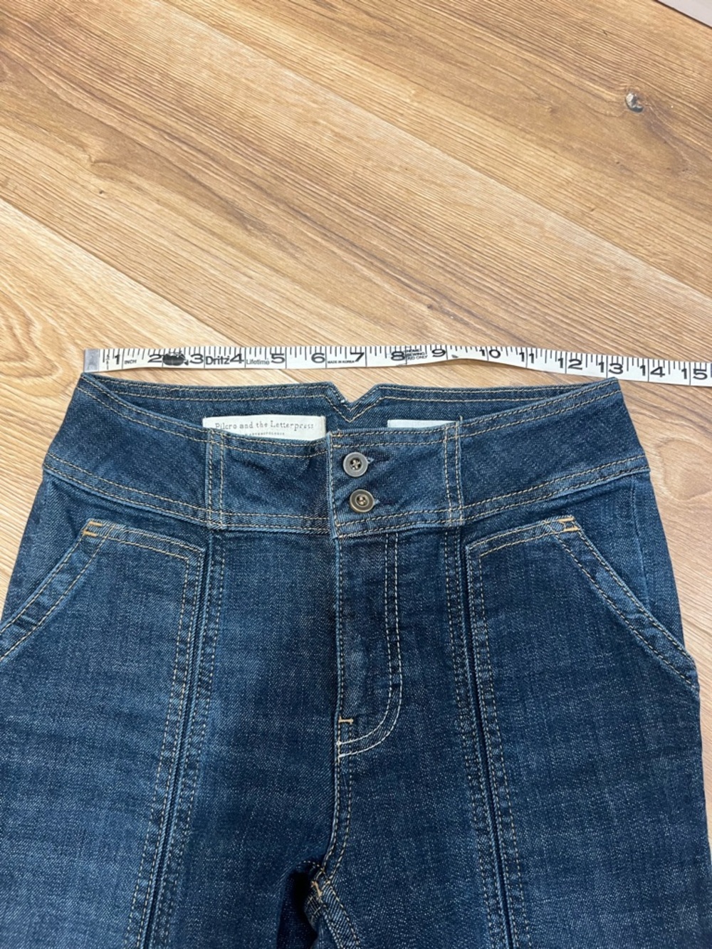 Anthropologie Pilcro & the Letterpress Sz 26 High Rise Trouser Bootcut Jeans - Picture 13 of 14